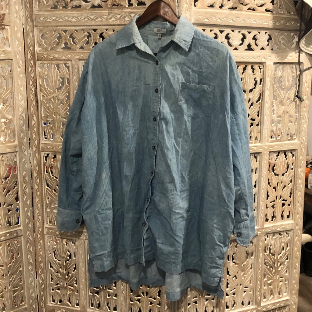 Oversized Button Down - image 1
